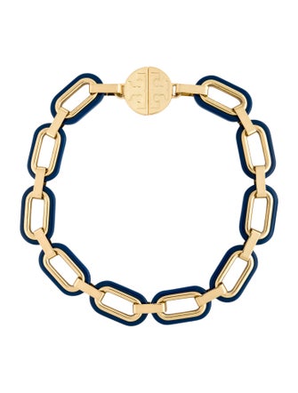 Tory Burch Resin 'Heidi' Chain Collar Necklace