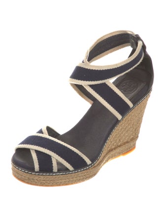 Tory Burch Canvas Animal Print Pumps