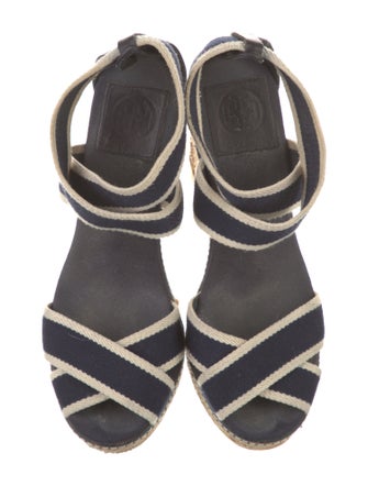 Tory Burch Canvas Animal Print Pumps