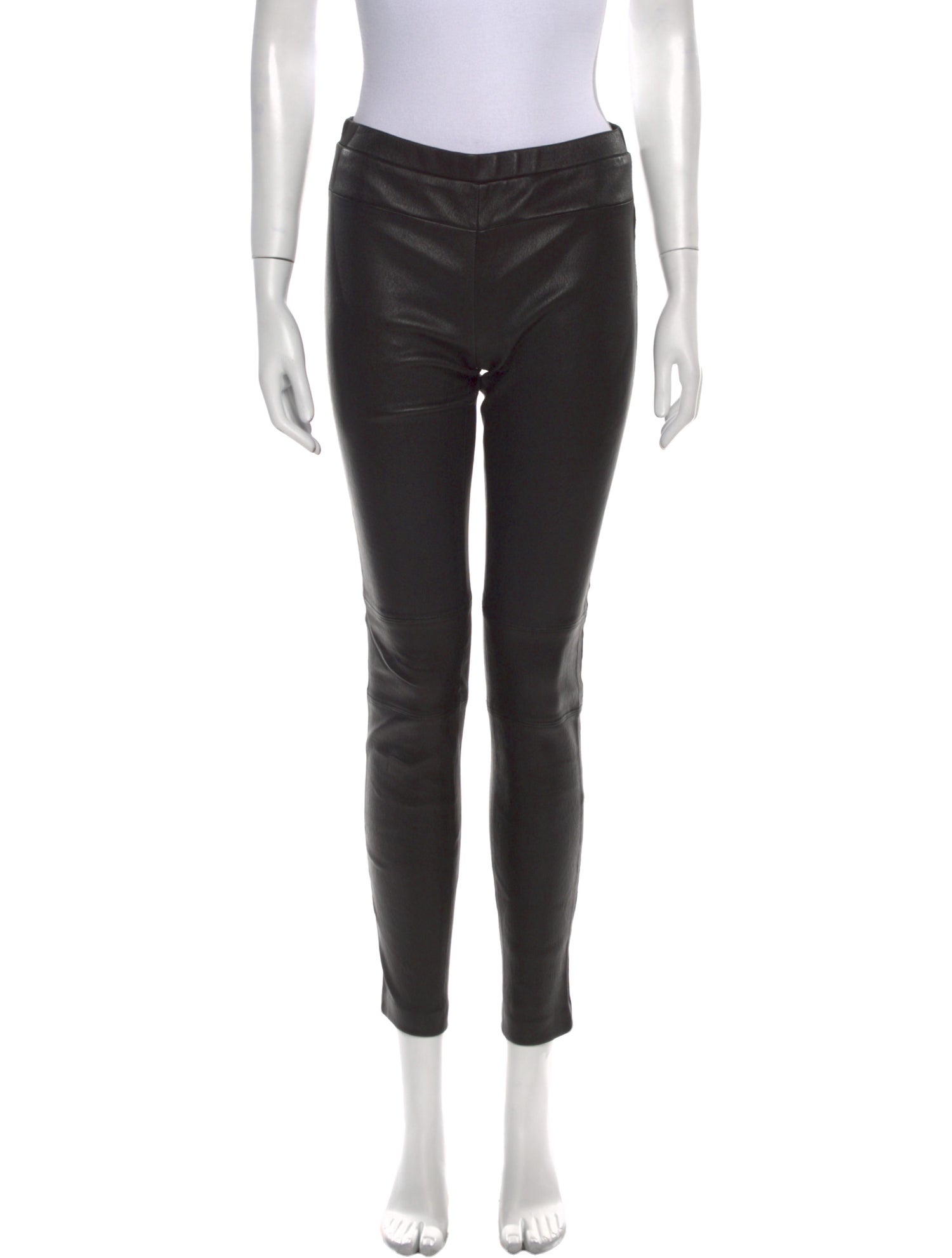 Tory Burch Leather Skinny Leg Pants