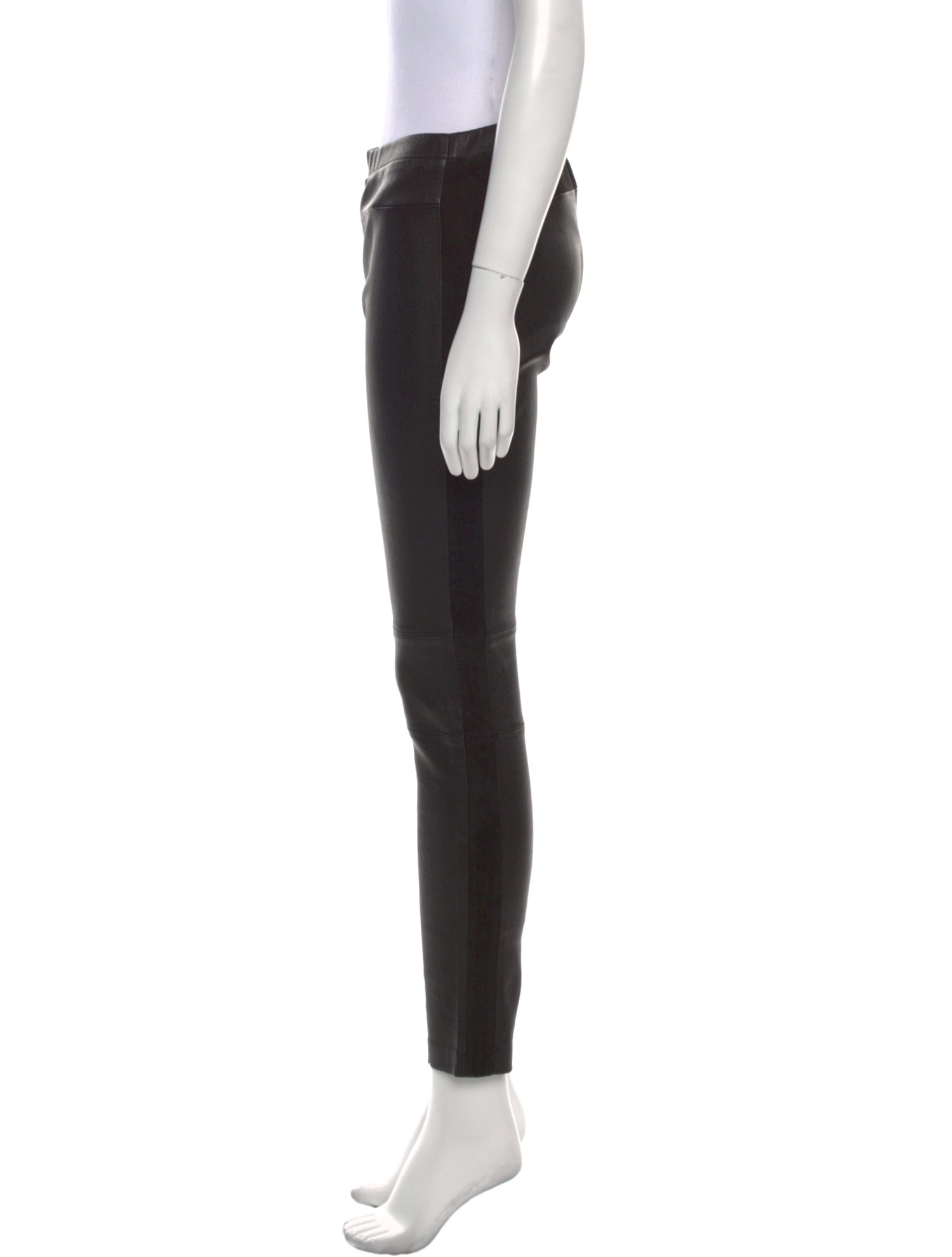 Tory Burch Leather Skinny Leg Pants
