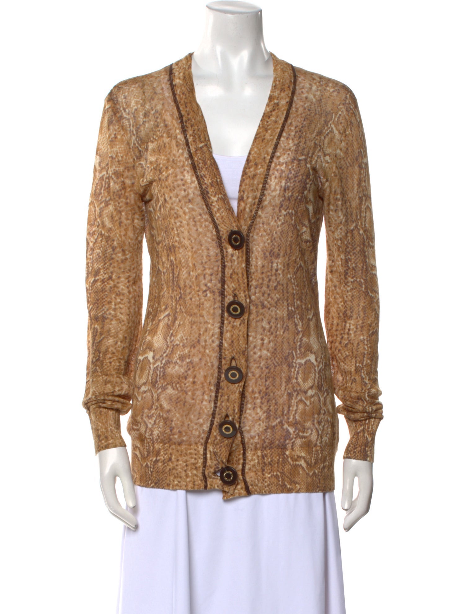 Tory Burch Linen Printed Sweater