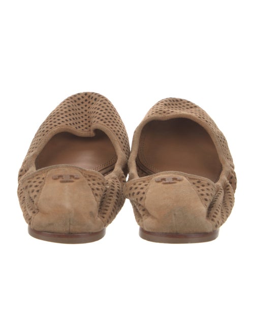 Tory Burch Suede Printed Flats