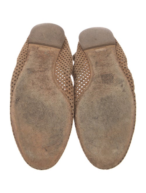 Tory Burch Suede Printed Flats