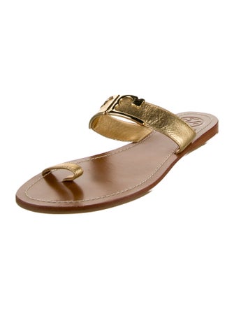 Tory Burch Leather Slides