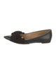 Tory Burch Leather Bow Accents Ballet Flats
