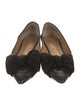 Tory Burch Leather Bow Accents Ballet Flats
