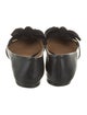 Tory Burch Leather Bow Accents Ballet Flats