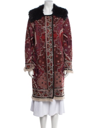 Tory Burch Wool Printed Evening Jacket