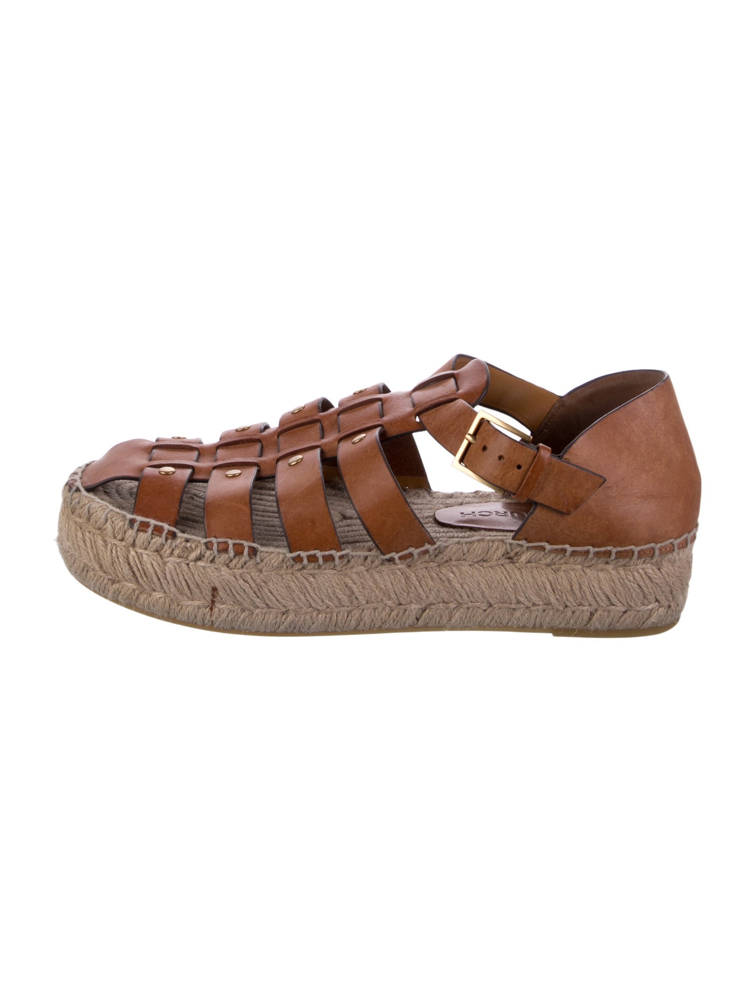 Tory Burch Leather Espadrilles