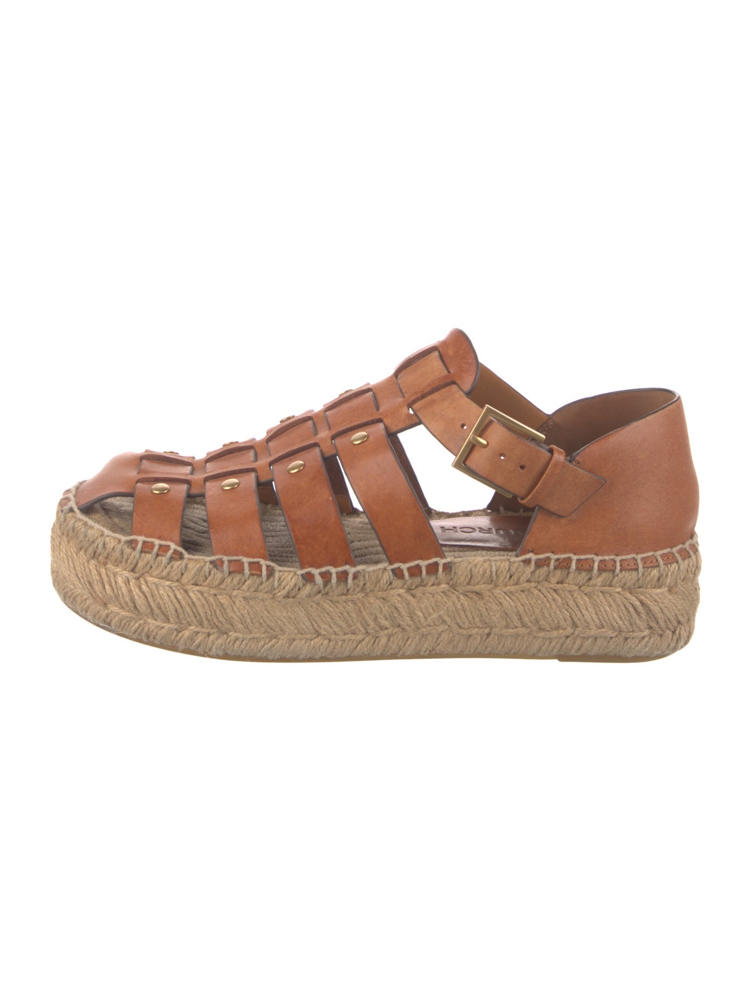 Tory Burch Leather Espadrilles