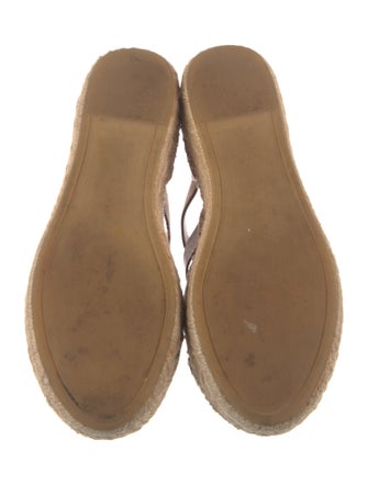 Tory Burch Leather Espadrilles