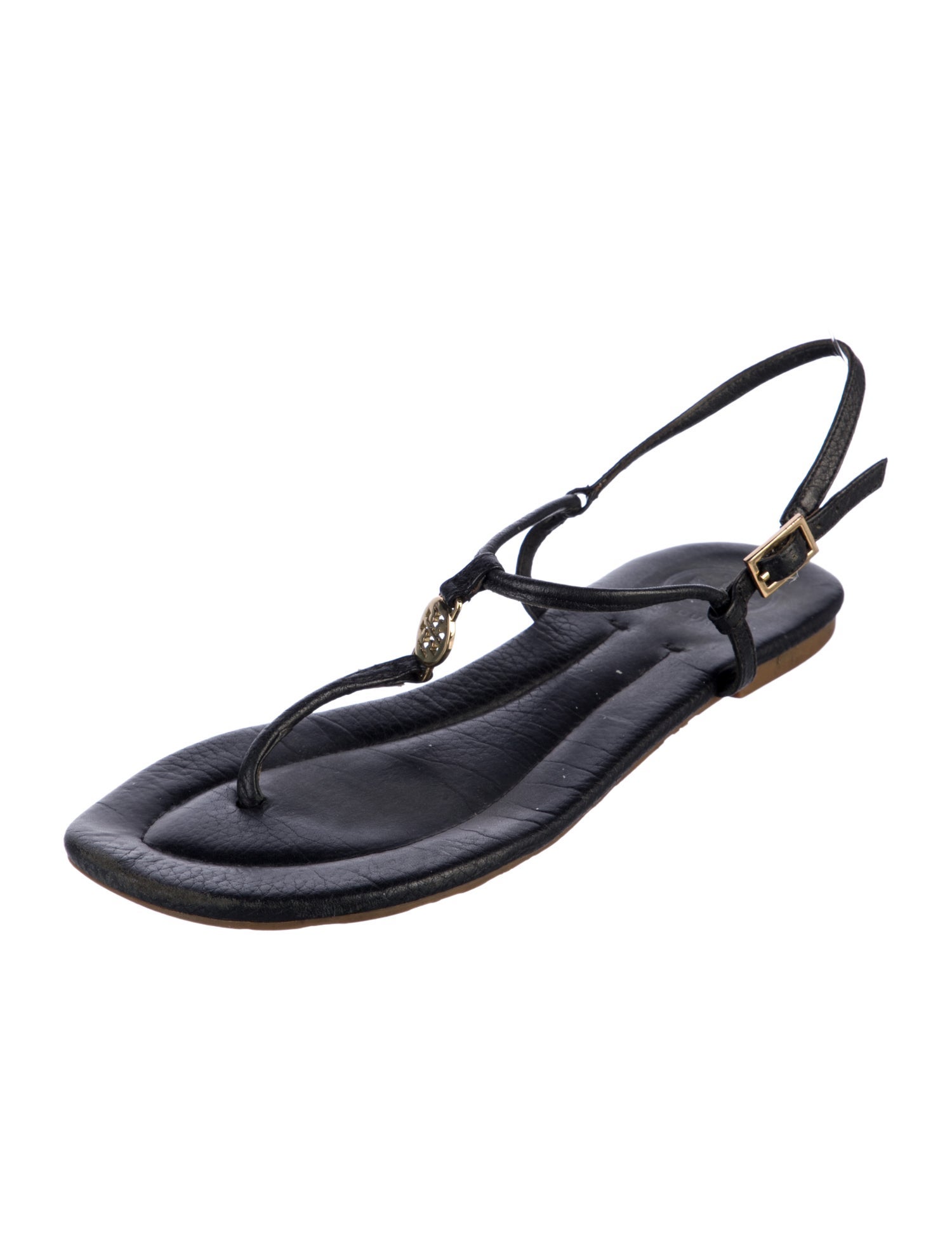 Tory Burch Leather Slingback Sandals