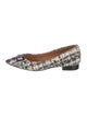 Tory Burch Tweed Tweed Pattern Ballet Flats