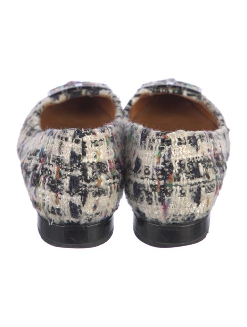 Tory Burch Tweed Tweed Pattern Ballet Flats