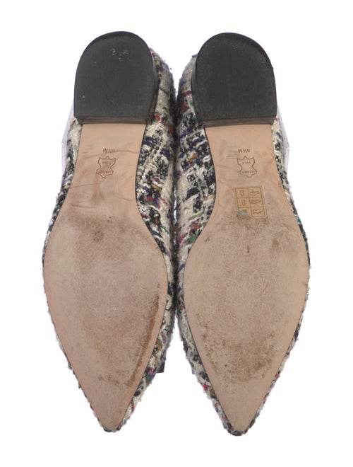 Tory Burch Tweed Tweed Pattern Ballet Flats