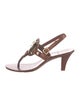 Tory Burch Leather T-Strap Sandals