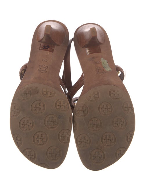 Tory Burch Leather T-Strap Sandals