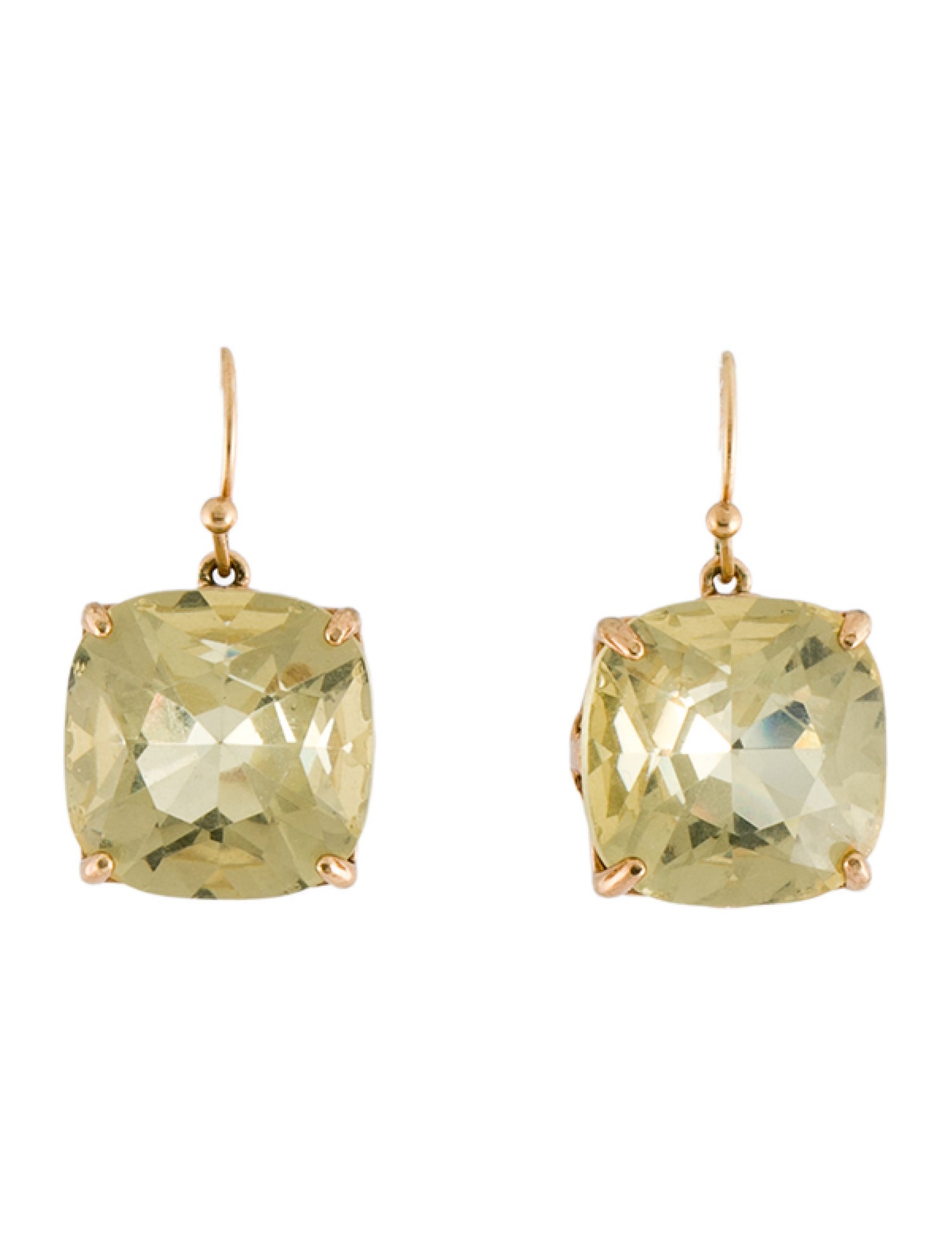 Tory Burch Tory Burch Cushion Crystal Drop Earrings