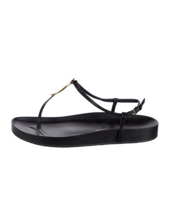 Tory Burch Leather T-Strap Sandals