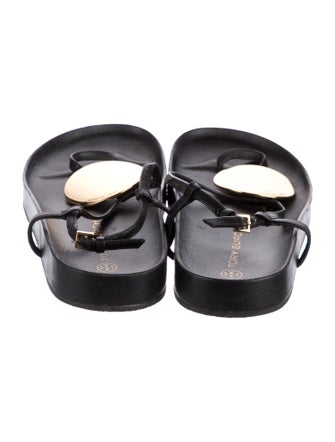 Tory Burch Leather T-Strap Sandals
