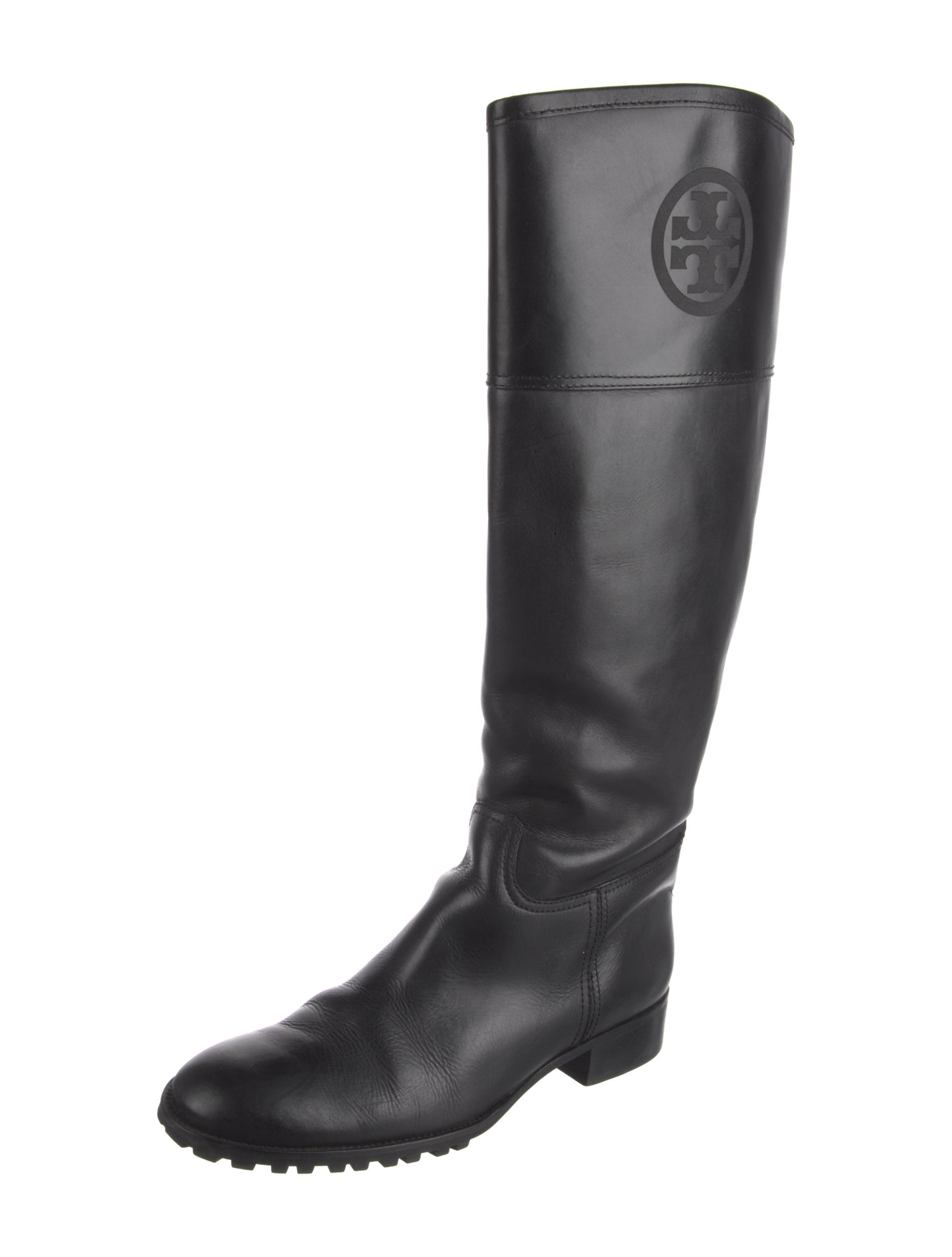 Tory Burch Leather Riding Boots