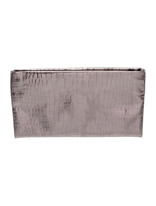 Tory Burch Embossed Leather Clutch