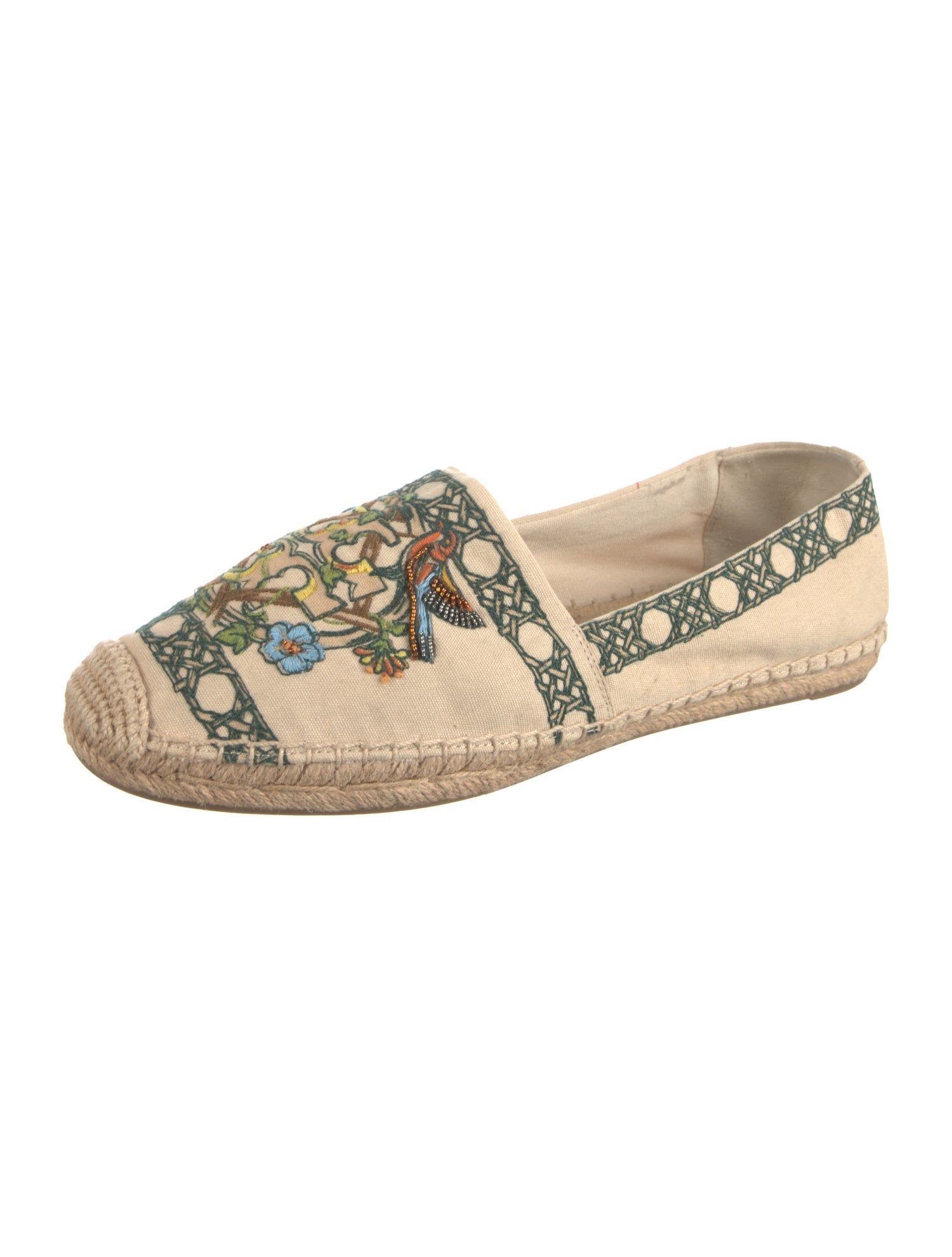 Tory Burch Canvas Printed Espadrilles
