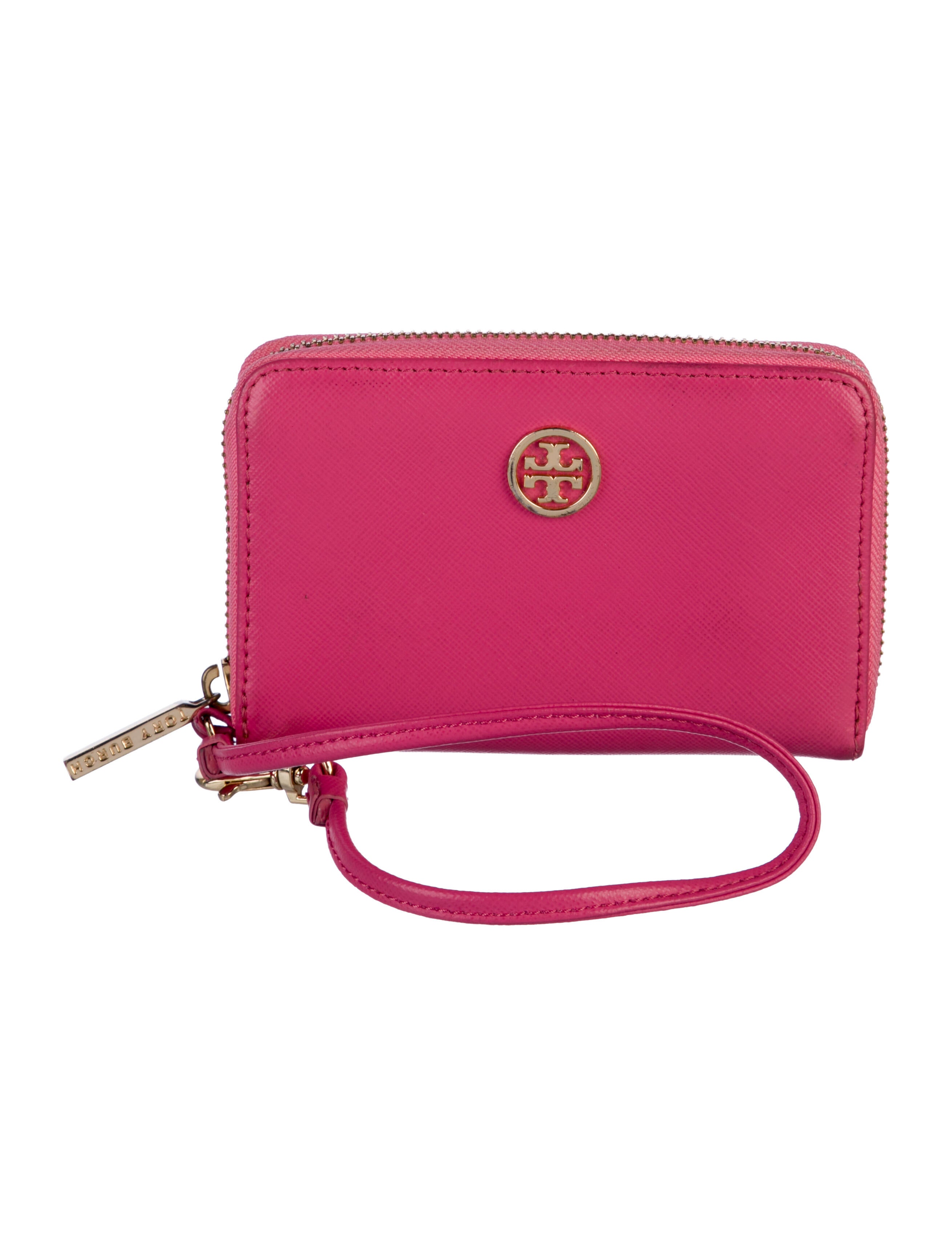 Tory Burch Leather Wristlet