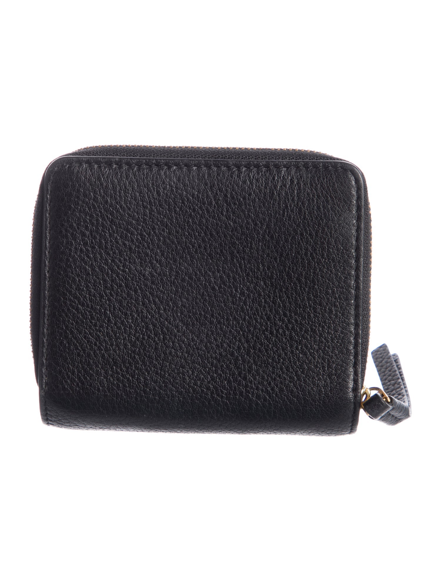 Tory Burch Leather Graphic Print Compact Wallet