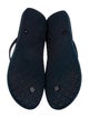 Tory Burch Signature Logo Rubber Flip Flops