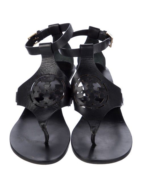 Tory Burch Leather T-Strap Sandals