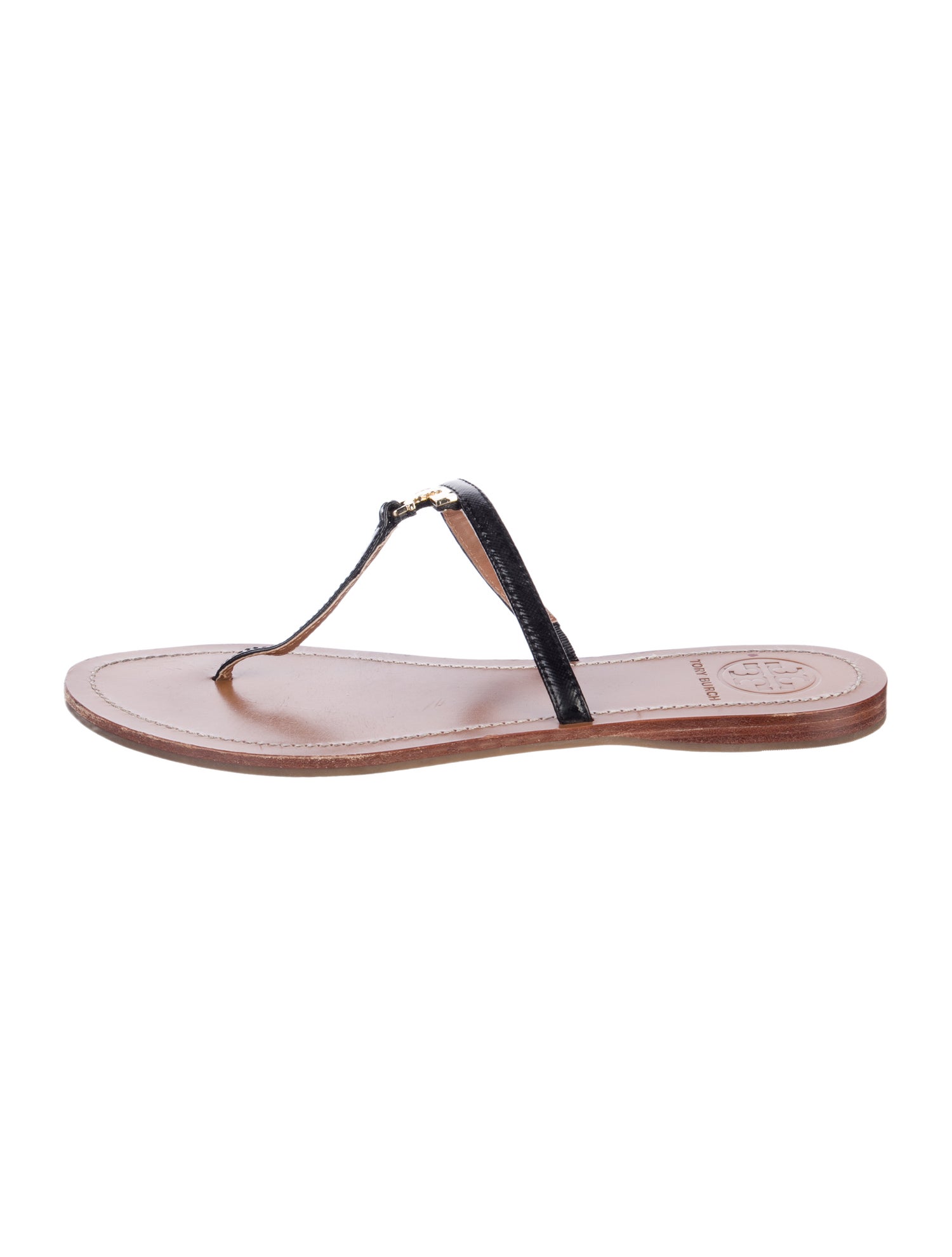 Tory Burch Leather Flip Flops