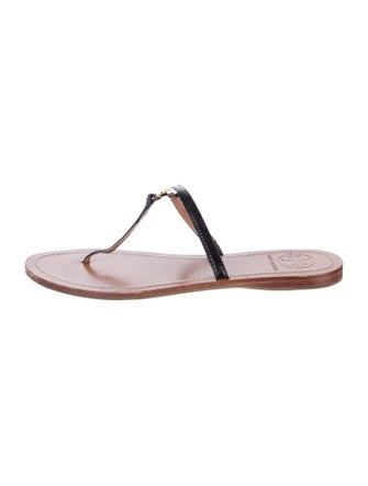 Tory Burch Leather Flip Flops