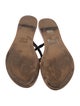 Tory Burch Leather Flip Flops