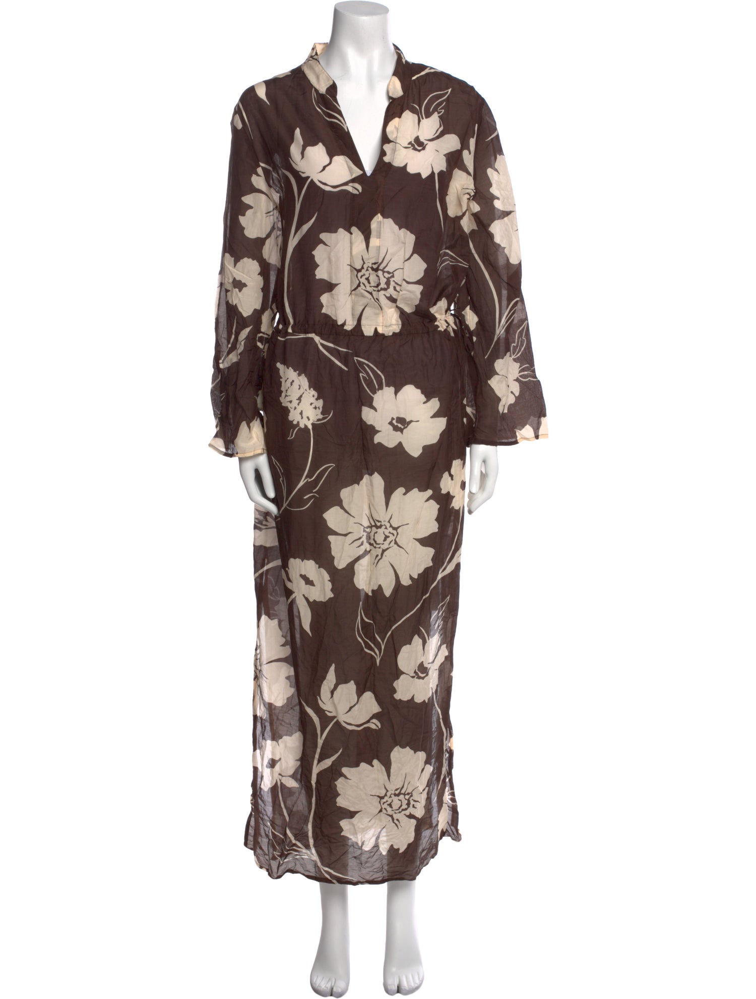 Tory Burch Floral Print Long Dress
