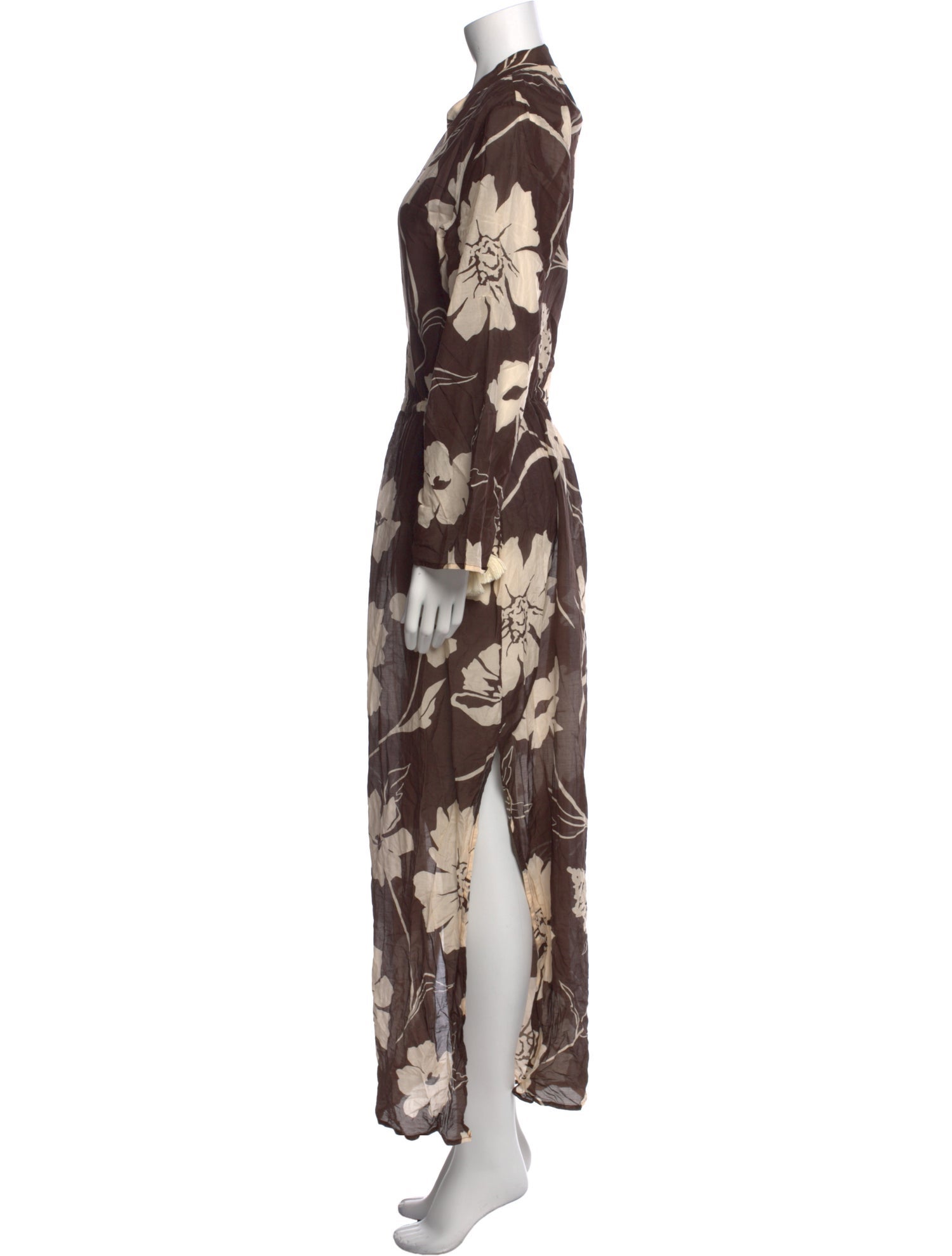 Tory Burch Floral Print Long Dress