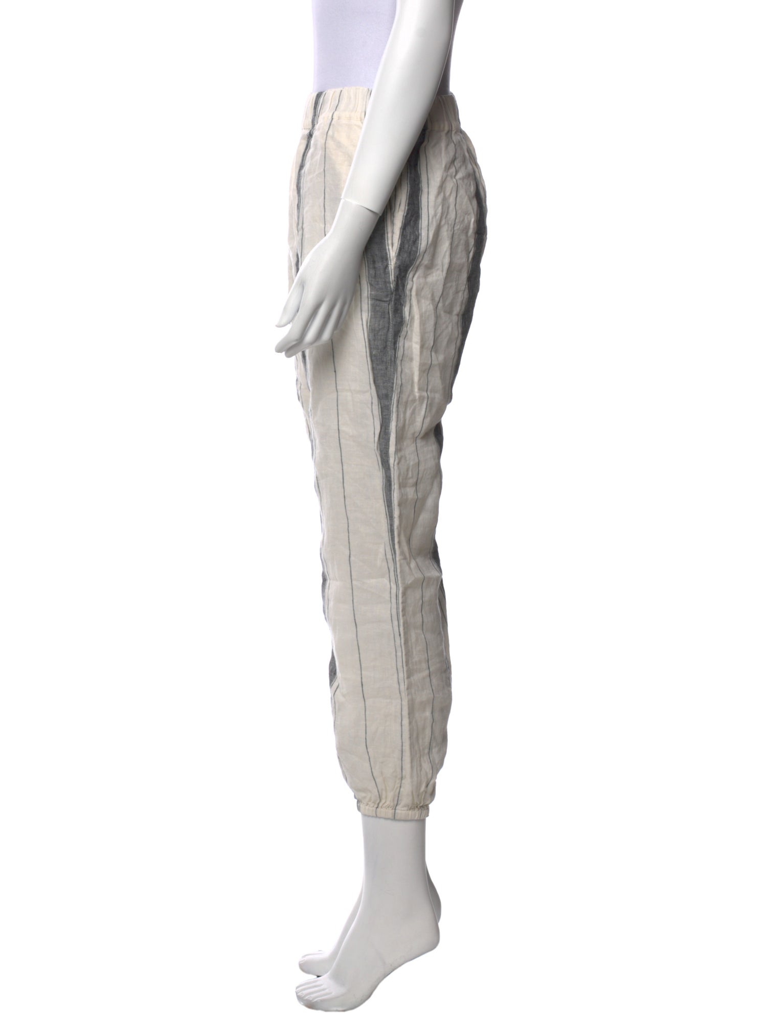 Tory Burch Linen Skinny Leg Pants