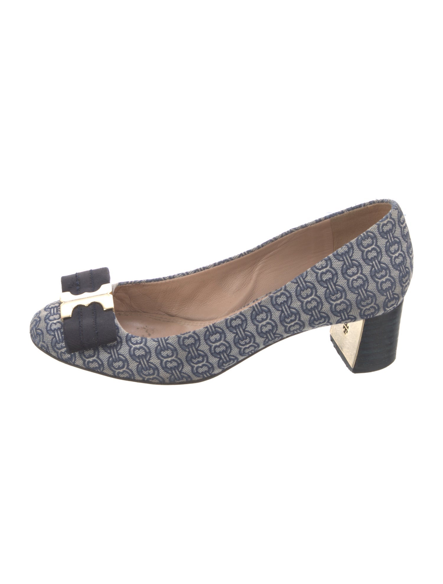 Tory Burch Canvas Printed Pumps