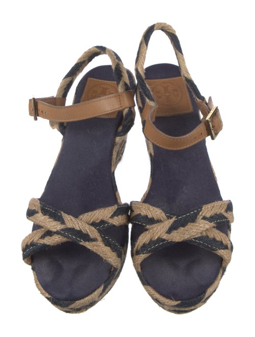 Tory Burch Jute Animal Print Espadrilles