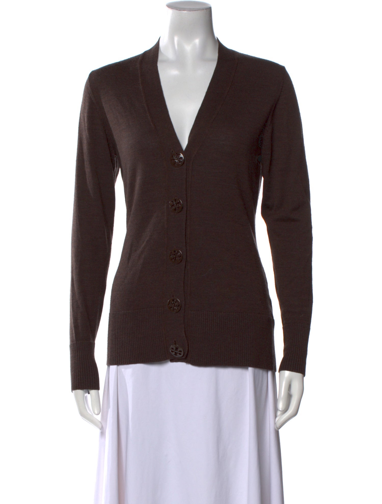 Tory Burch Wool V-Neck Sweater