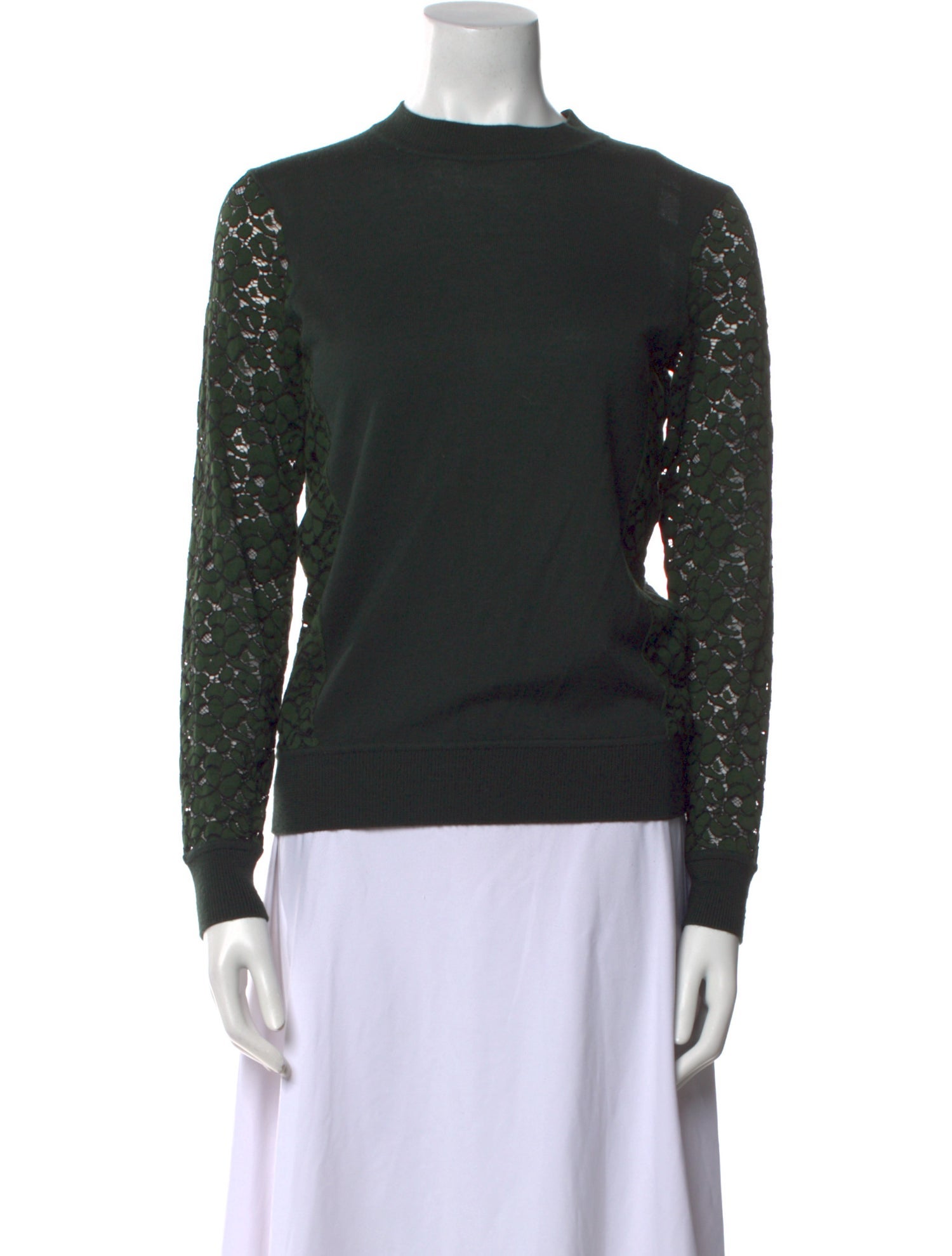 Tory Burch Merino Wool Crew Neck Sweater