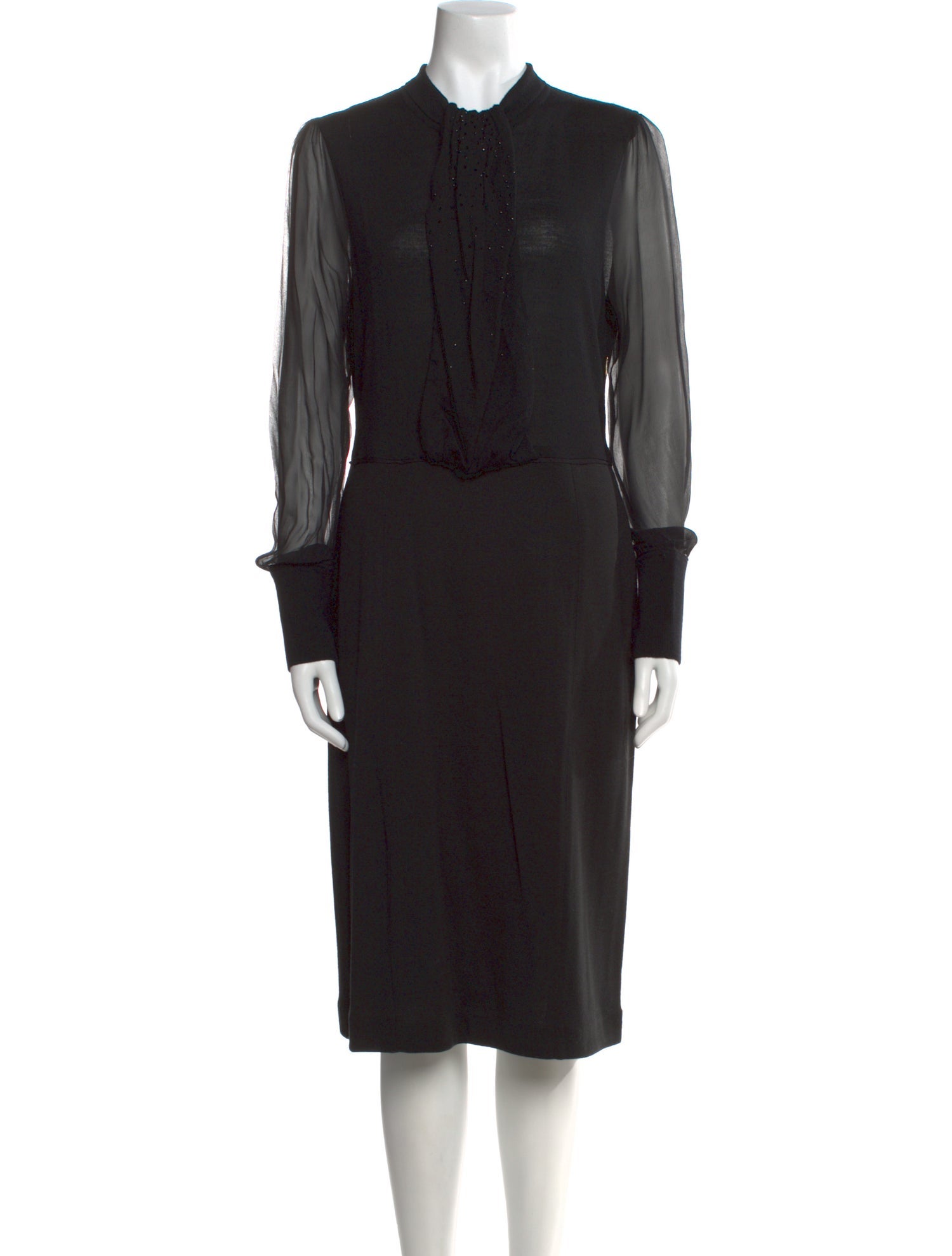 Tory Burch Merino Wool Knee-Length Dress