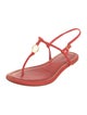 Tory Burch Leather T-Strap Sandals