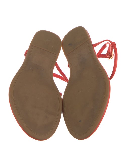 Tory Burch Leather T-Strap Sandals