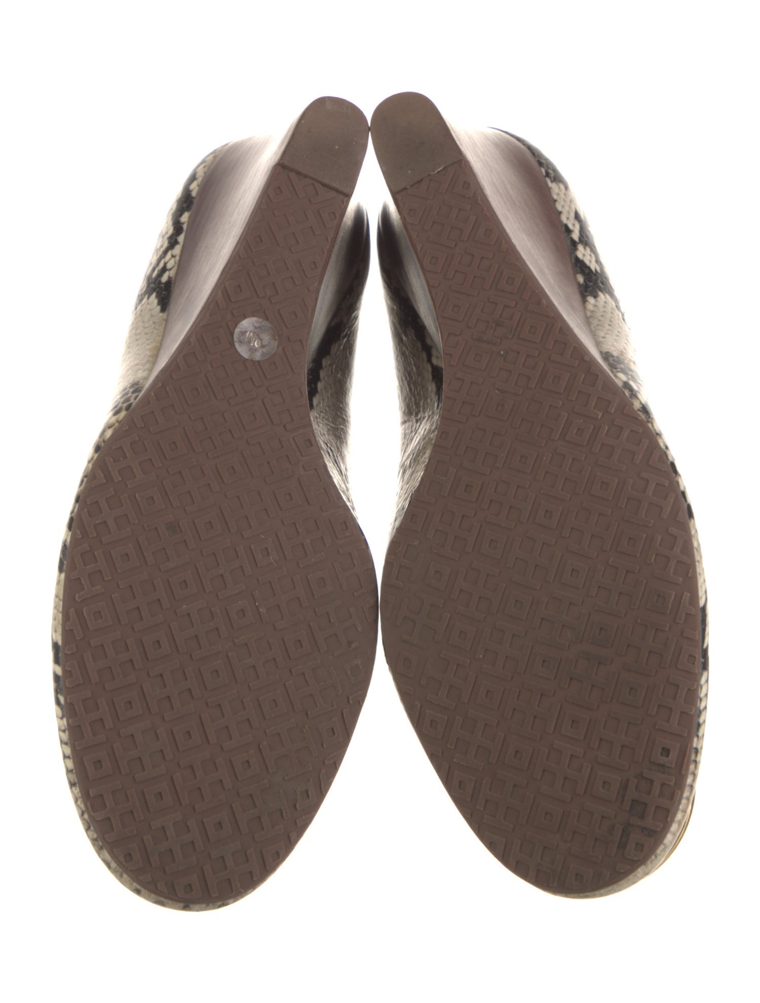 Tory Burch Leather Animal Print Pumps