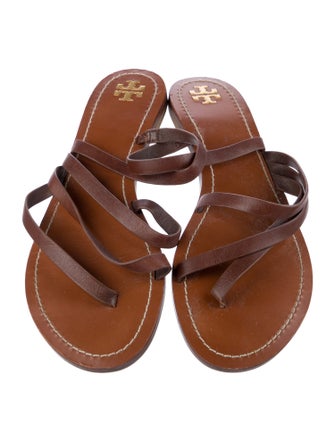 Tory Burch Leather Slides