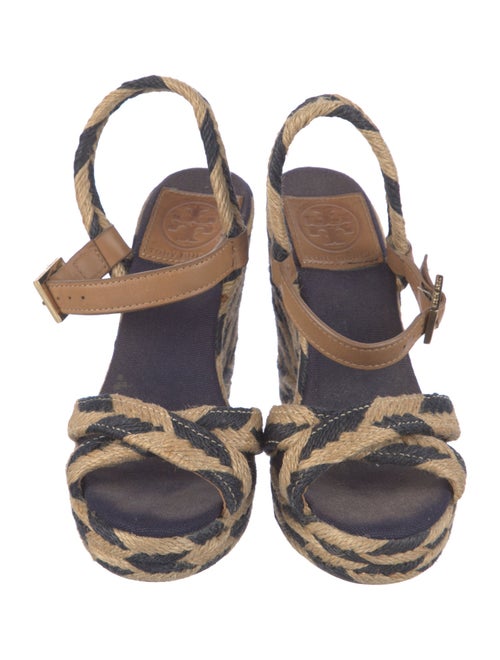 Tory Burch Raffia Printed Espadrilles