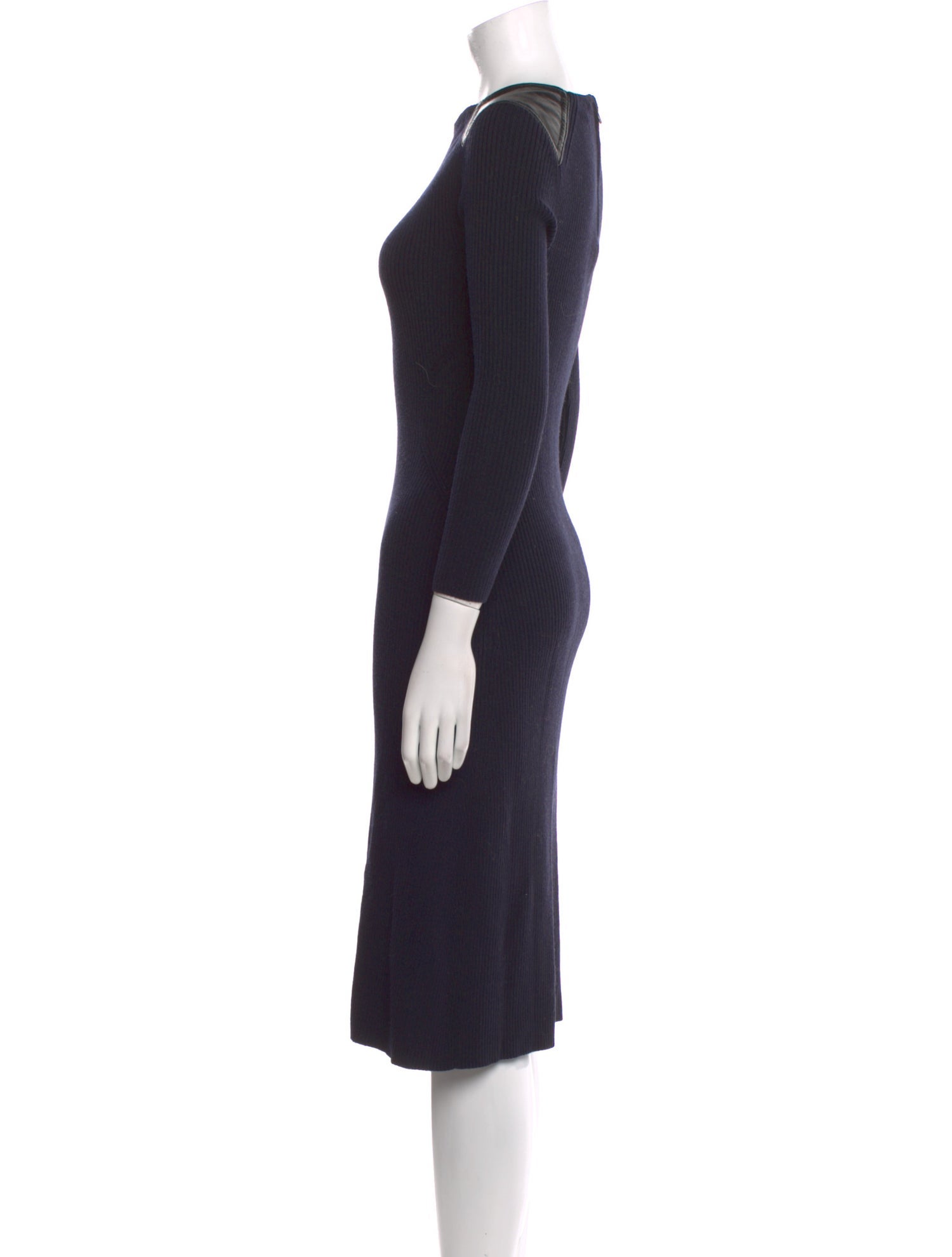 Tory Burch Merino Wool Midi Length Dress