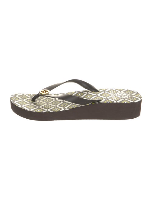 Tory Burch Rubber Printed Flip Flops
